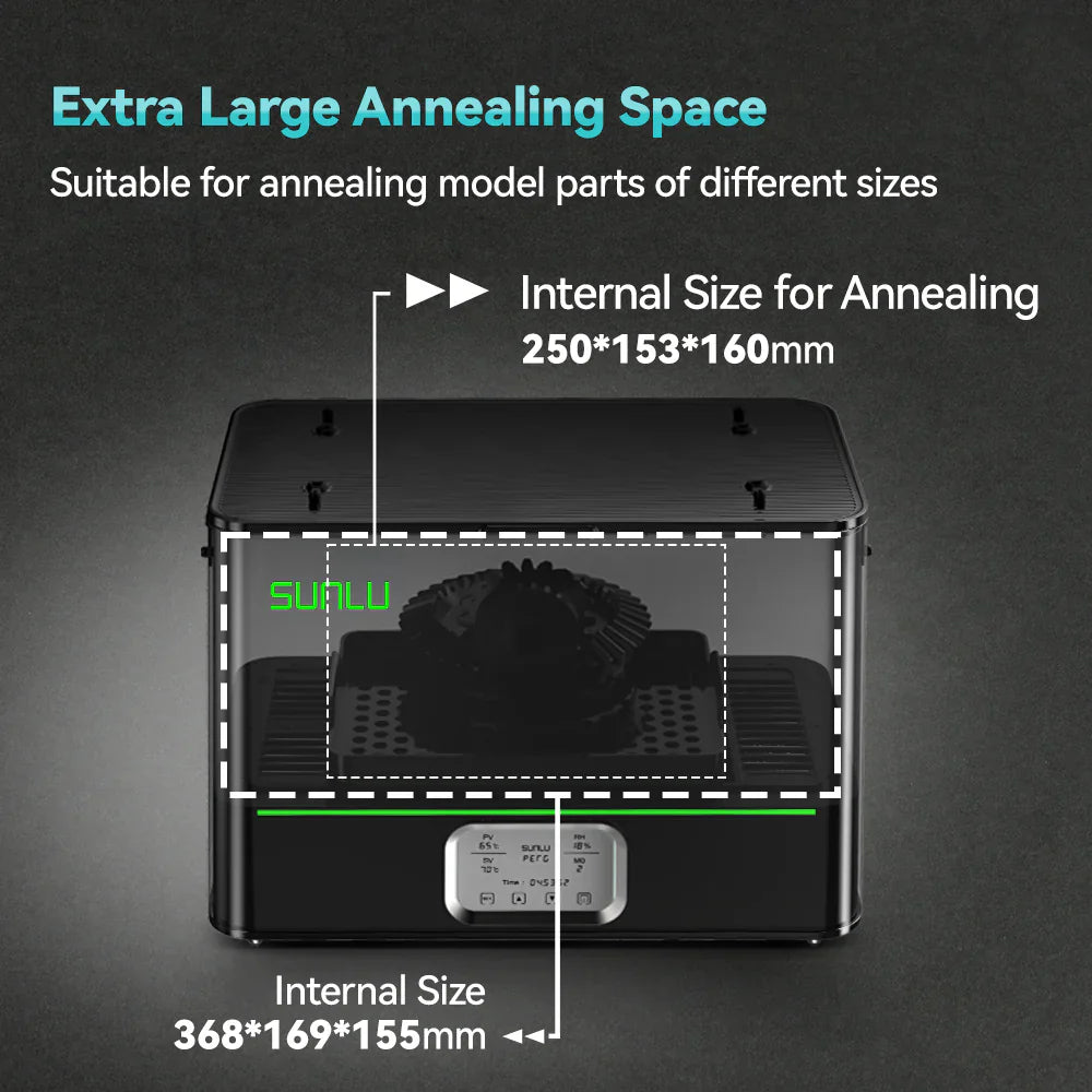 Image of SUNLU FilaDryer E2, Professional Drying and Annealing, Up to 110℃/230°F, Born for Engineering 3D Printing Filaments